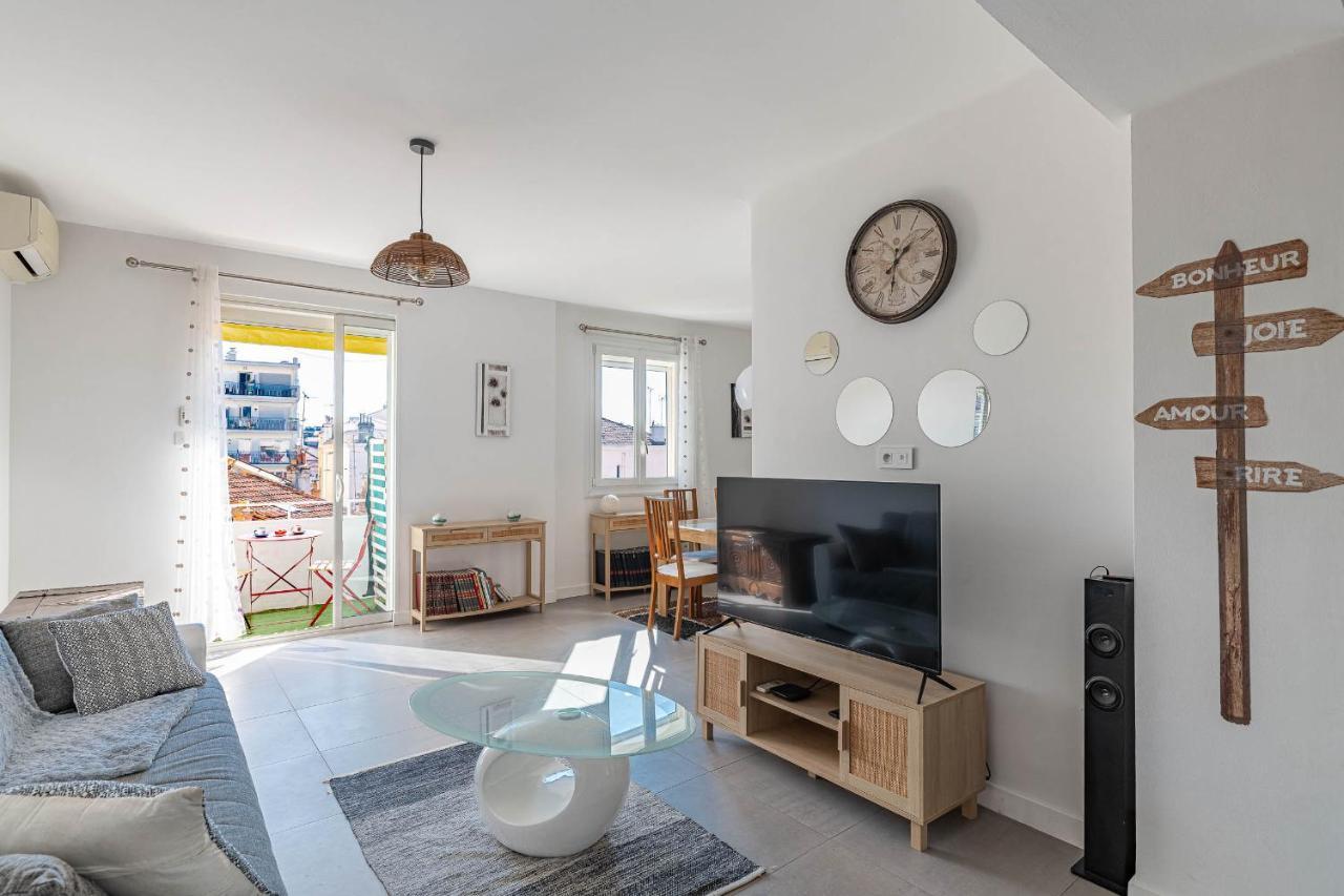 Appt Lumineux Et Spacieux Au Coeur De Cannes Exteriör bild
