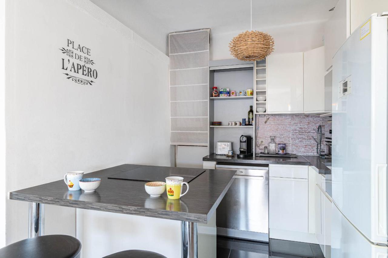 Appt Lumineux Et Spacieux Au Coeur De Cannes Exteriör bild